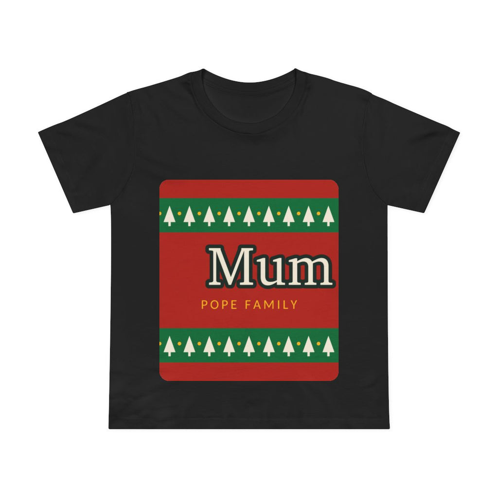 Women's Personalised Christmas Tee