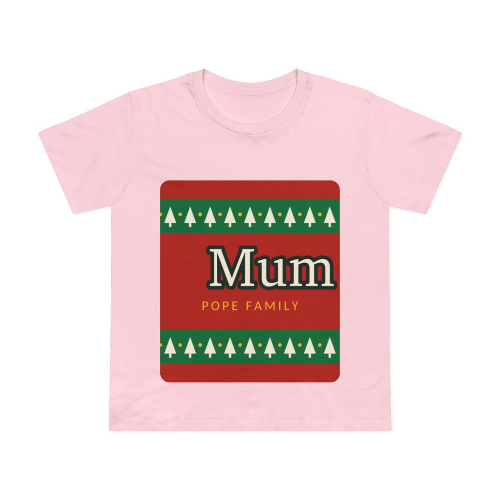 Women's Personalised Christmas Tee