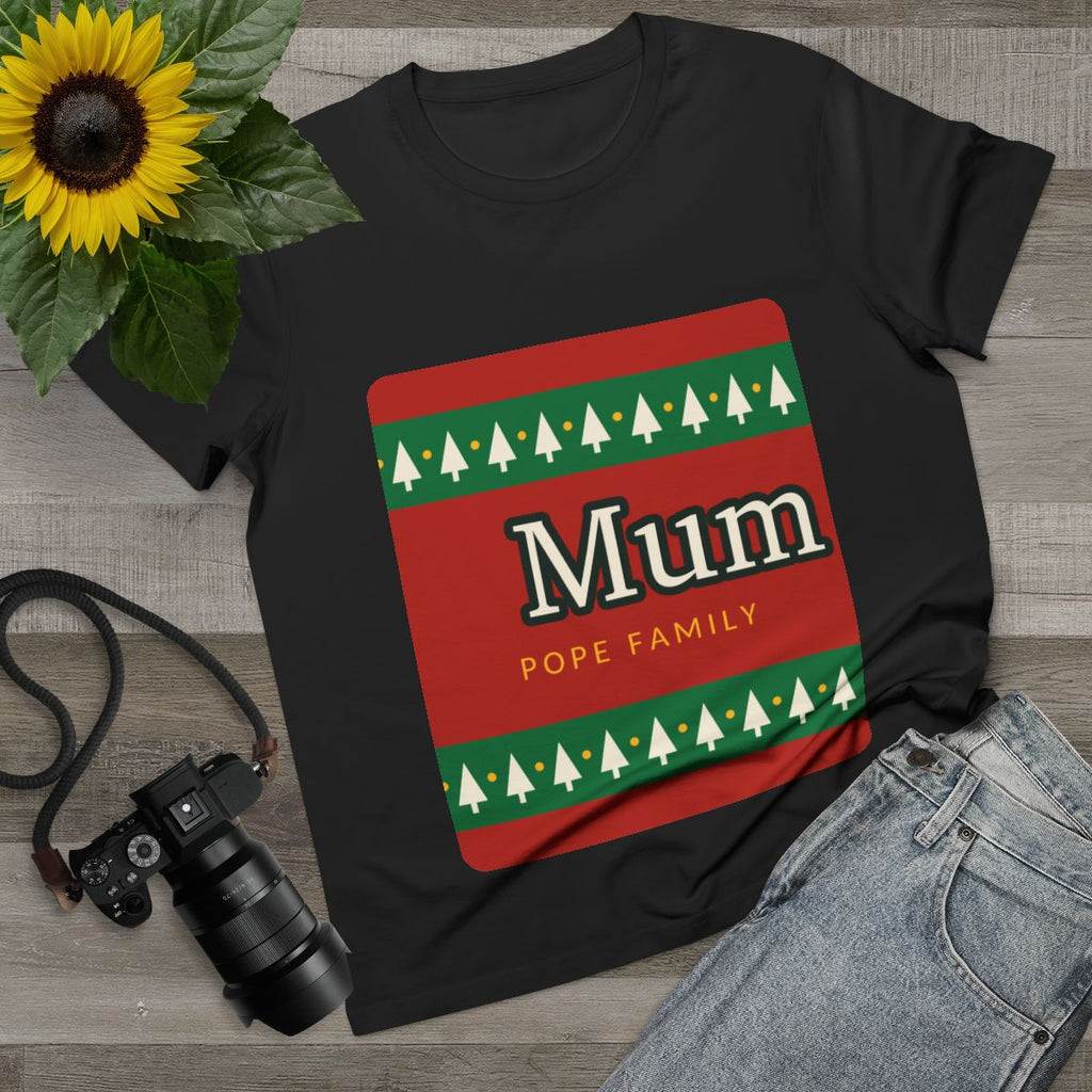 Women's Personalised Christmas Tee