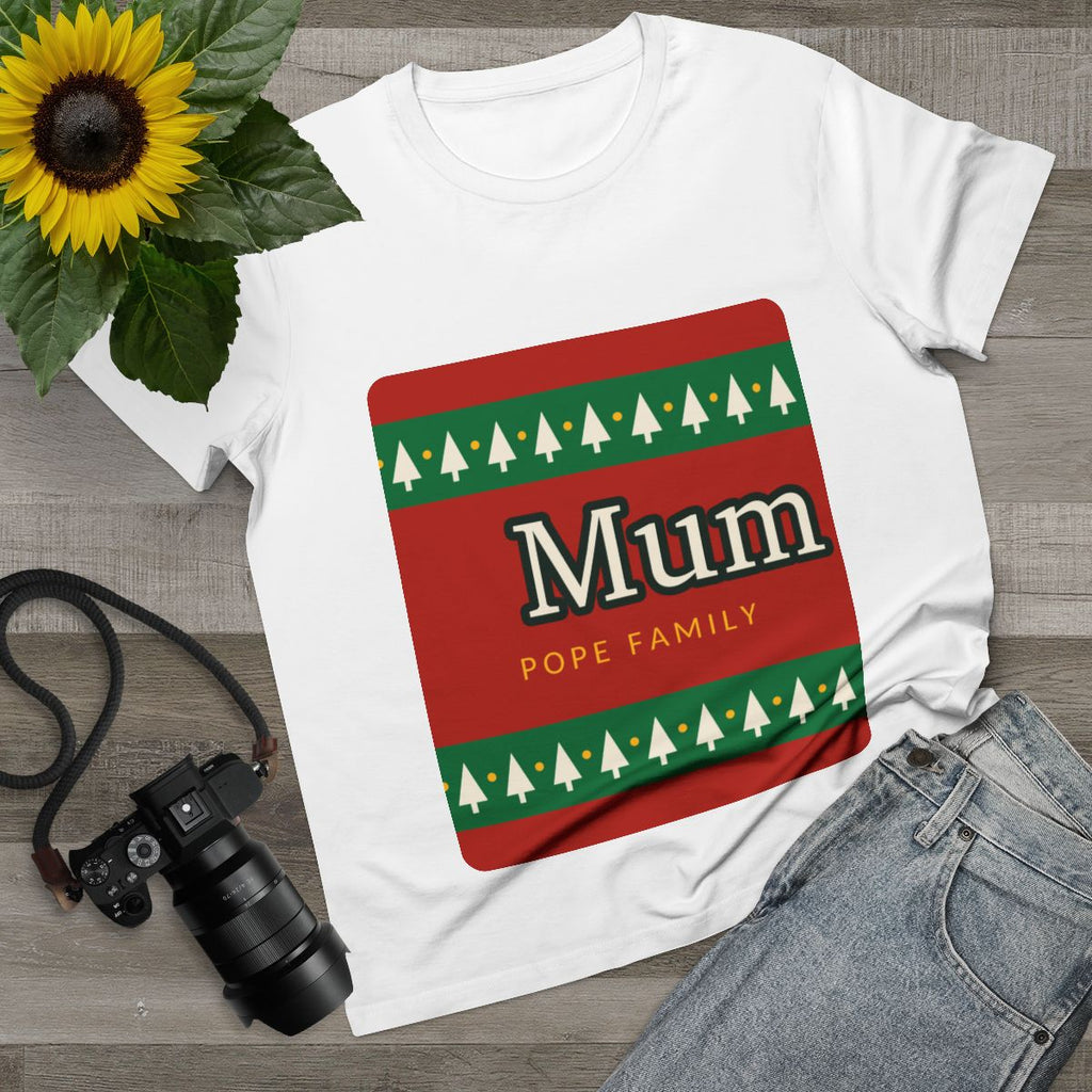 Women's Personalised Christmas Tee