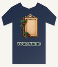 Wooden Book Name Ornament Personalised Kids Tee and Baby Bodysuit
