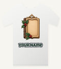 Wooden Book Name Ornament Personalised Christmas T-Shirt and Hoodie