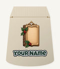 Wooden Book Name Ornament Personalised Santa Sack