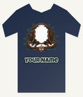 Wooden Sled Name Ornament Personalised Kids Tee and Baby Bodysuit