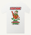 Wrapped Himself As A Present Personalised Christmas T-Shirt and Hoodie